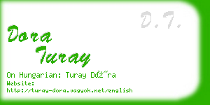 dora turay business card